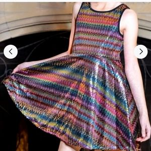 HANNAJ BANANA BLACK LABEL SEQUIN DRESS